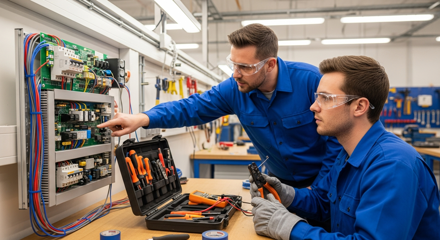 Wesentliche Inhalte der Elektrikerausbildung