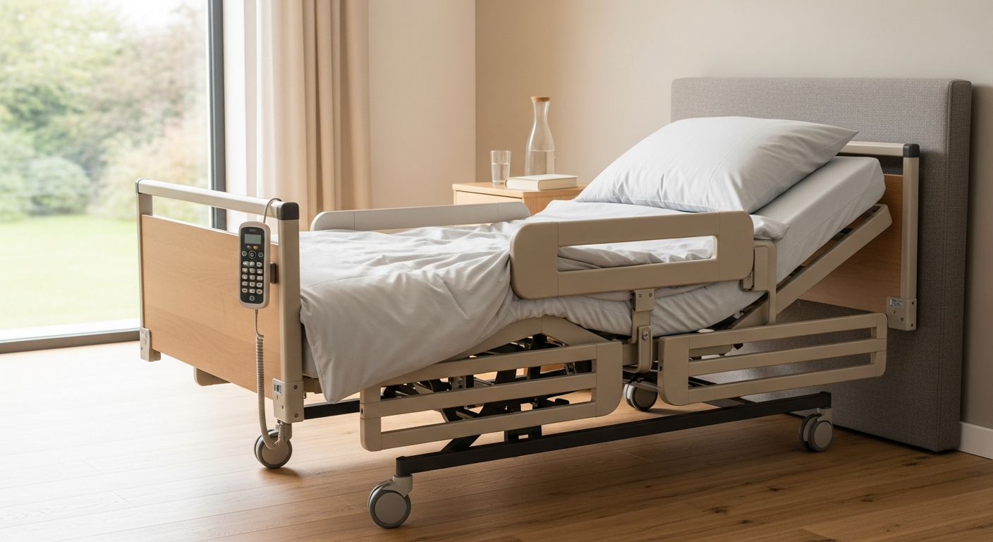 เตียงที่ออกแบบมาเพื่อการดูแลผู้สูงอายุโดยเฉพาะ