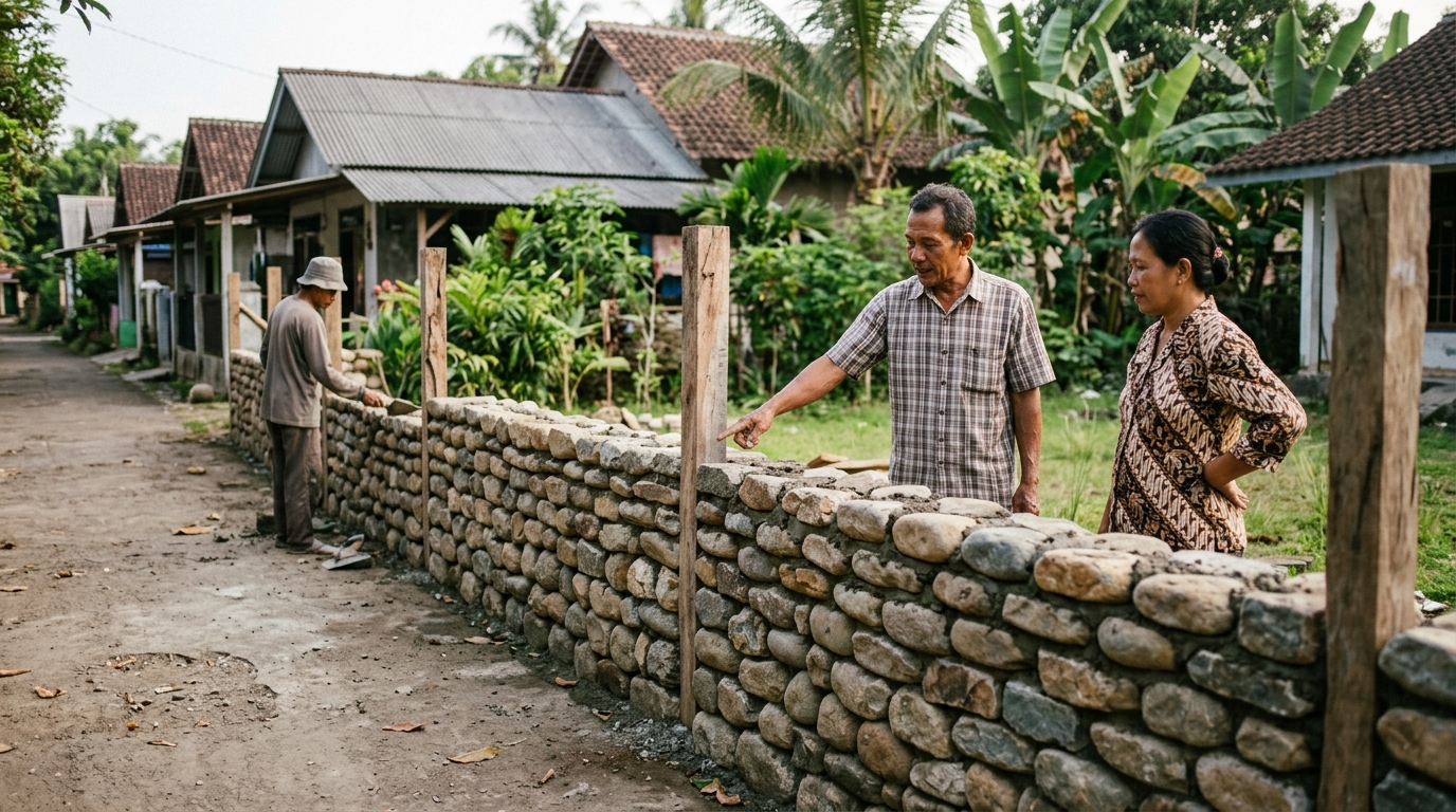 Material Tepat untuk Pembatas Pekarangan