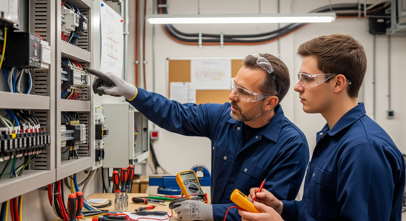 Villanyszerelői karrierút: lehetőségek a szakmában