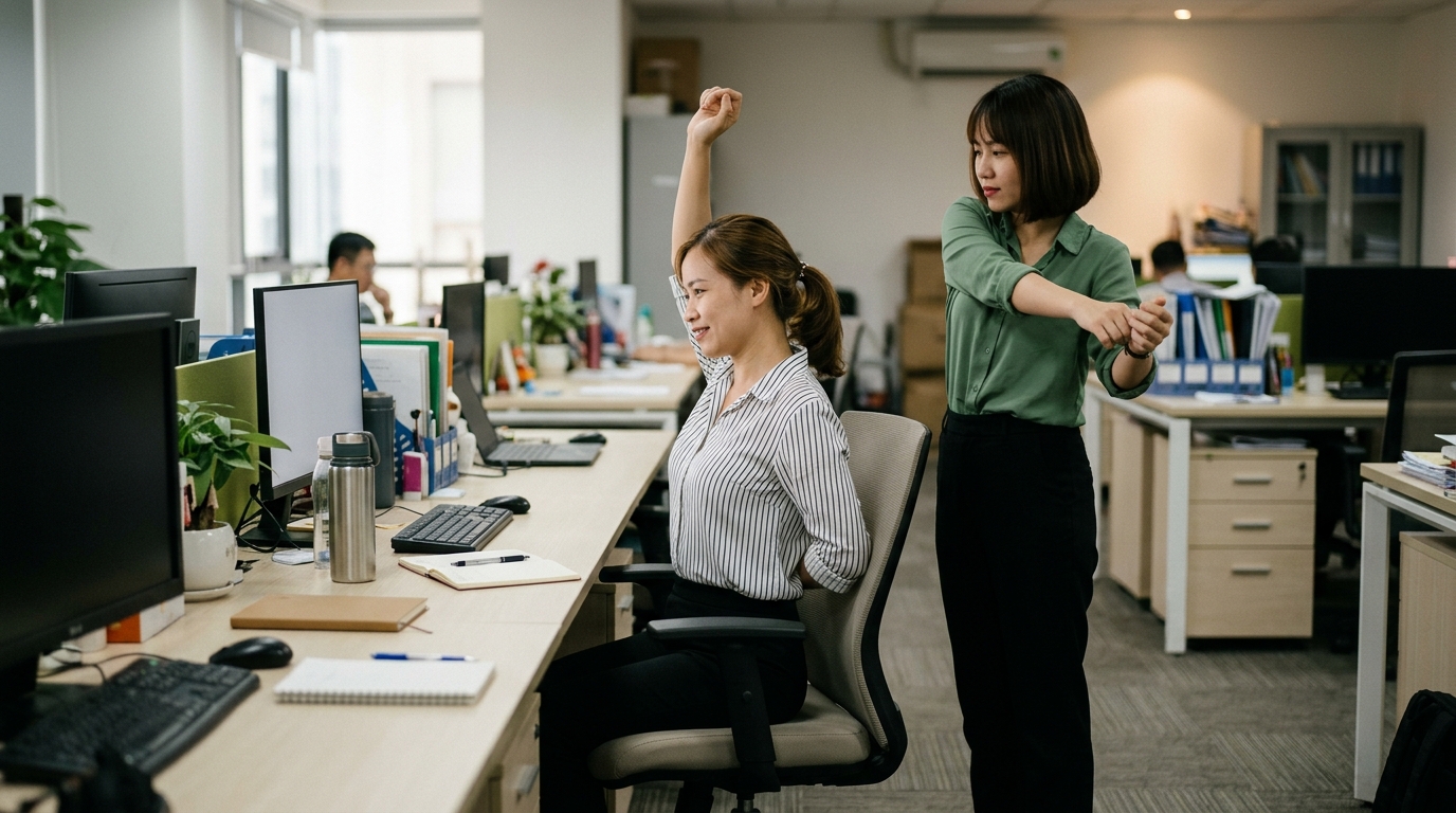 Bảo vệ sức khỏe cột sống bằng thói quen tốt