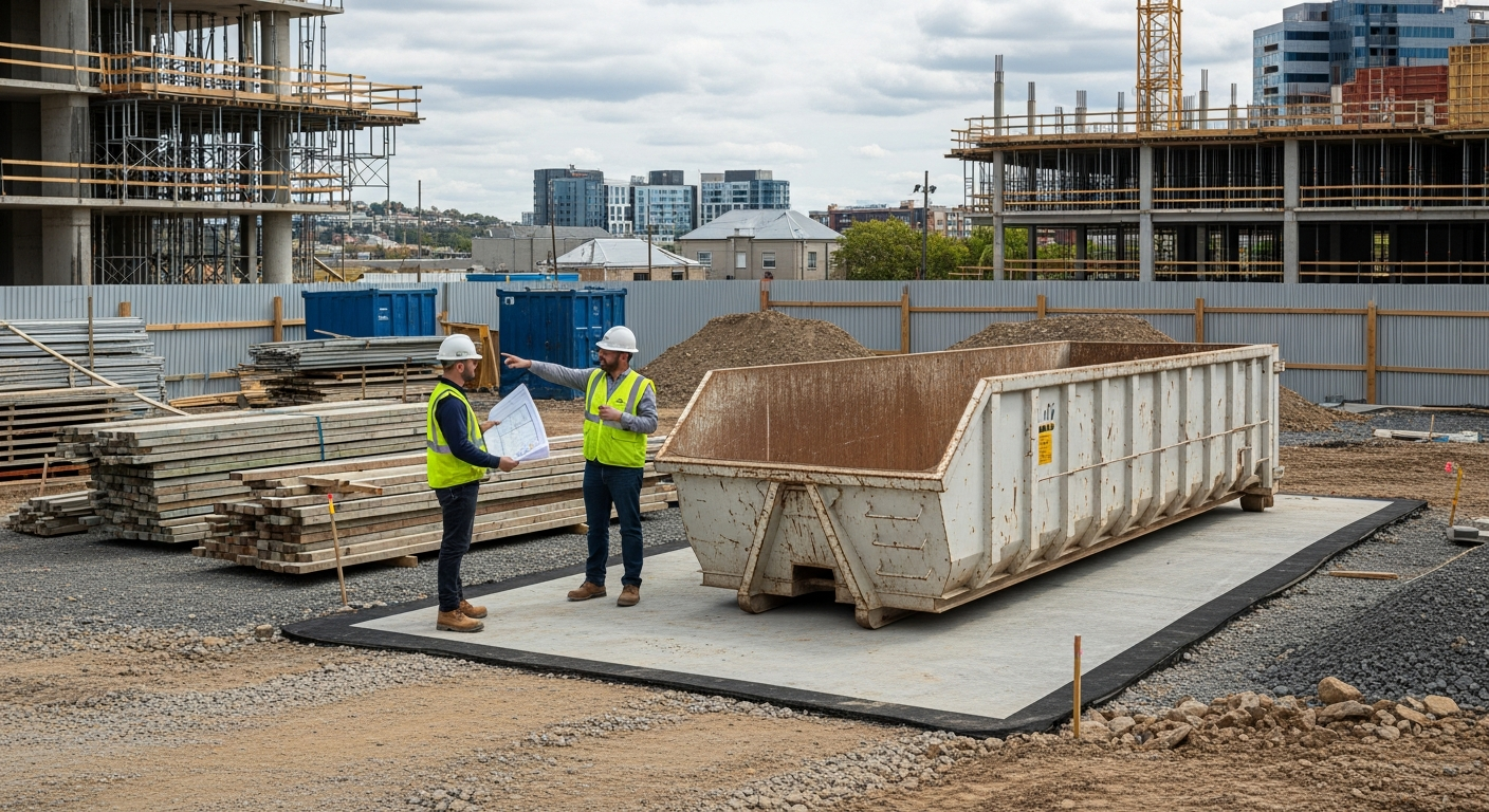 Planificación del espacio para depósitos temporales de basura
