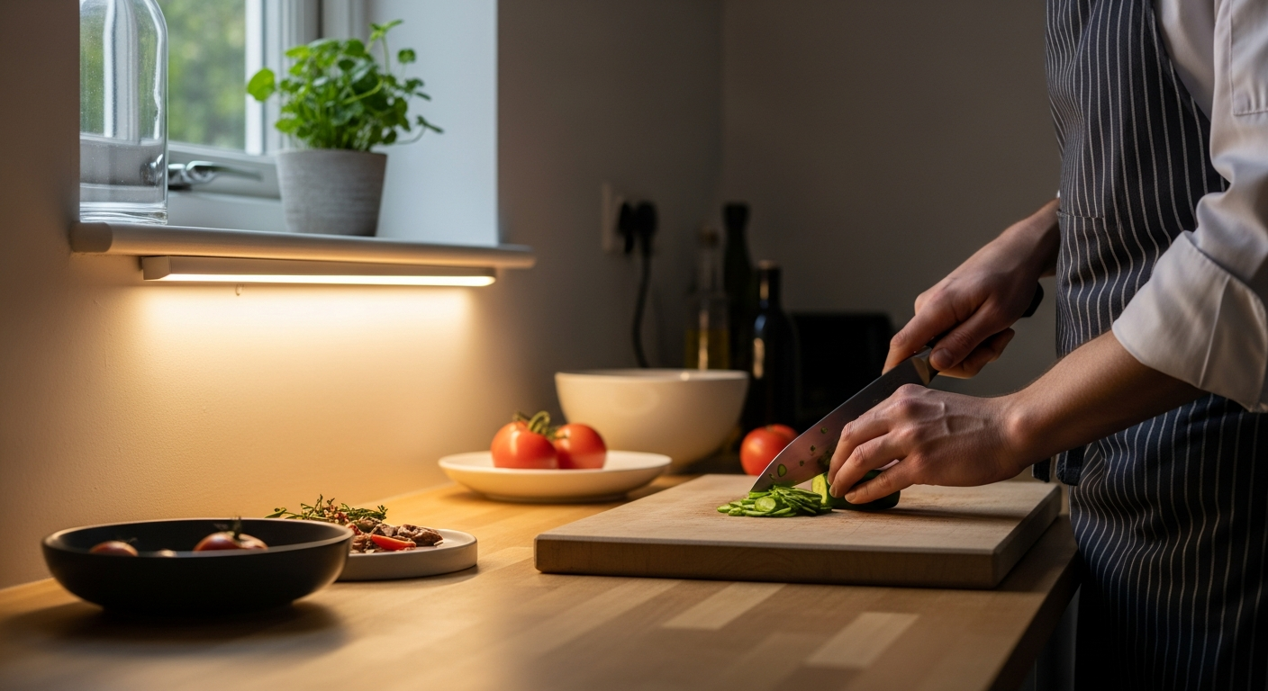 Эффективное освещение для рабочей зоны на кухне