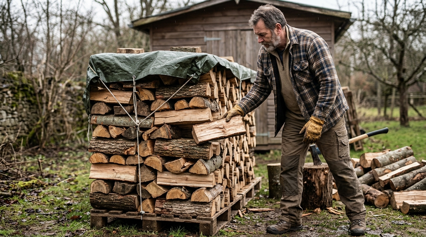 How to Keep Your Woodpile Dry Throughout Winter