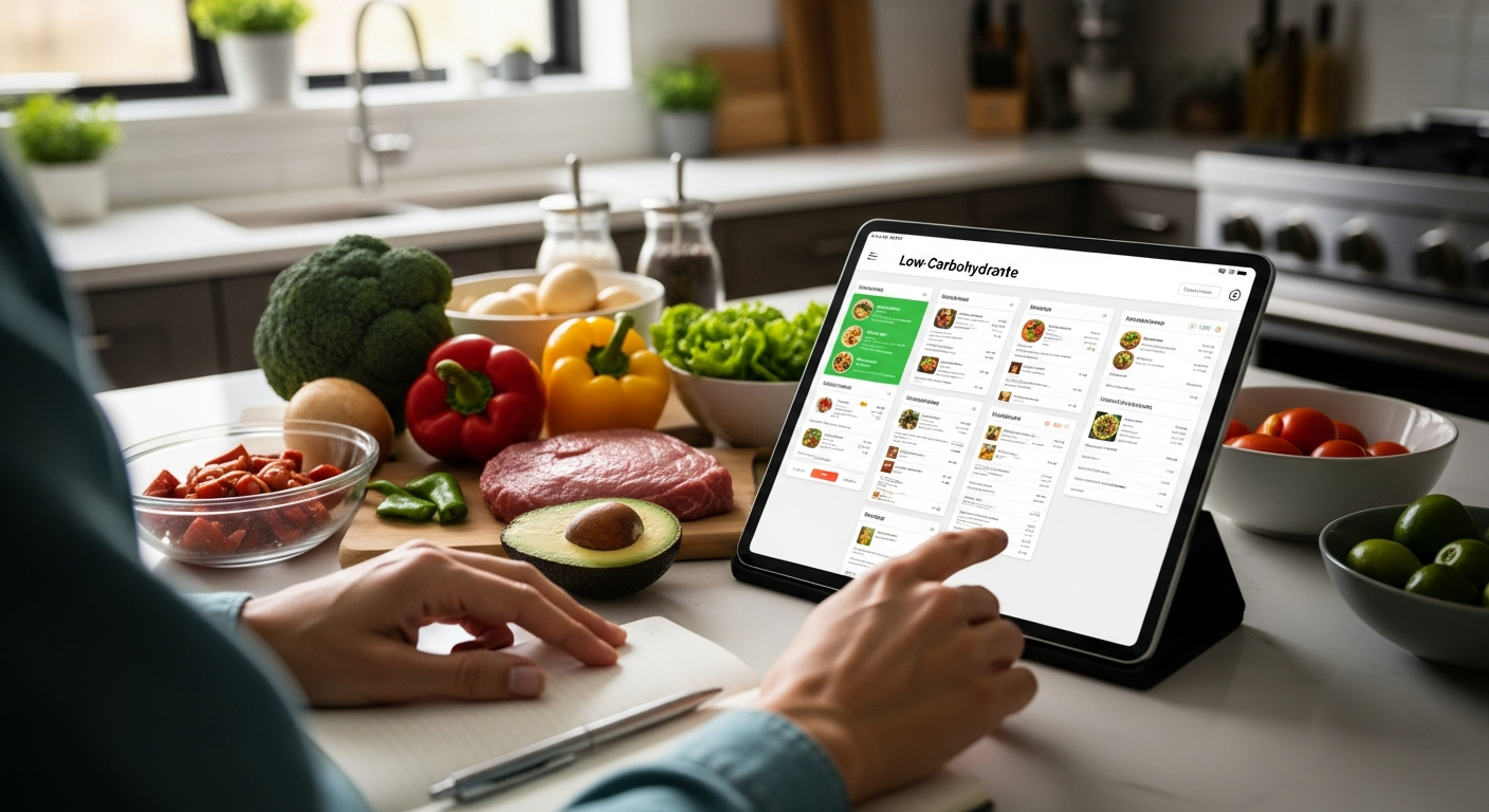 Mahlzeiten planen mit weniger Kohlenhydraten