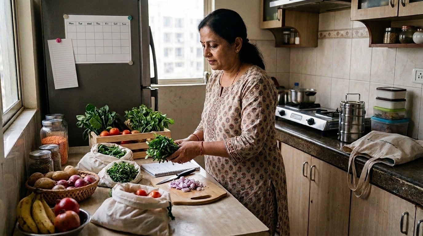 साप्ताहिक भोजन योजना और खरीदारी
