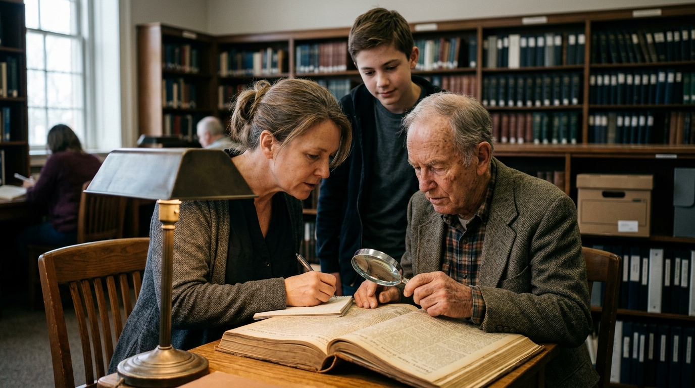 Uncovering Past Generations Through Local Publications