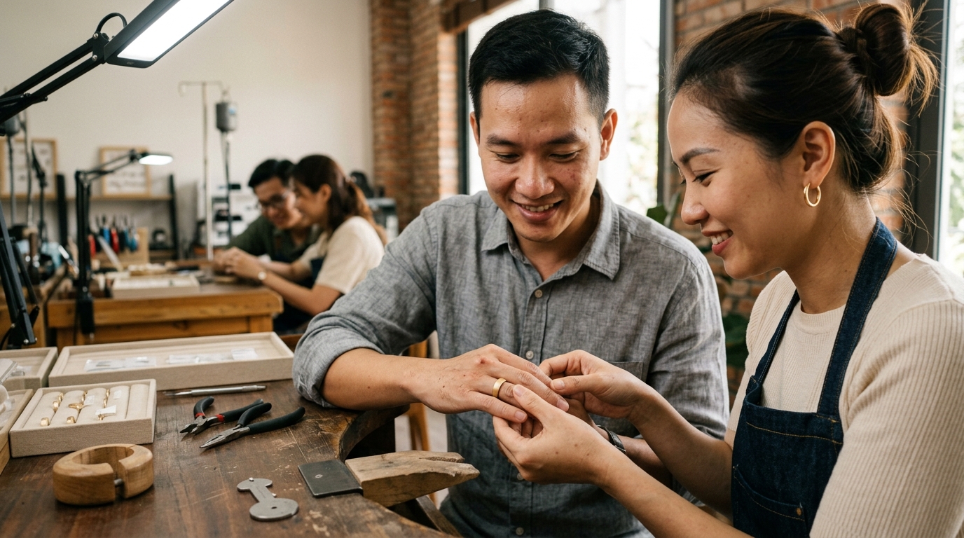 Hướng dẫn chọn trang sức đôi bền đẹp theo thời gian