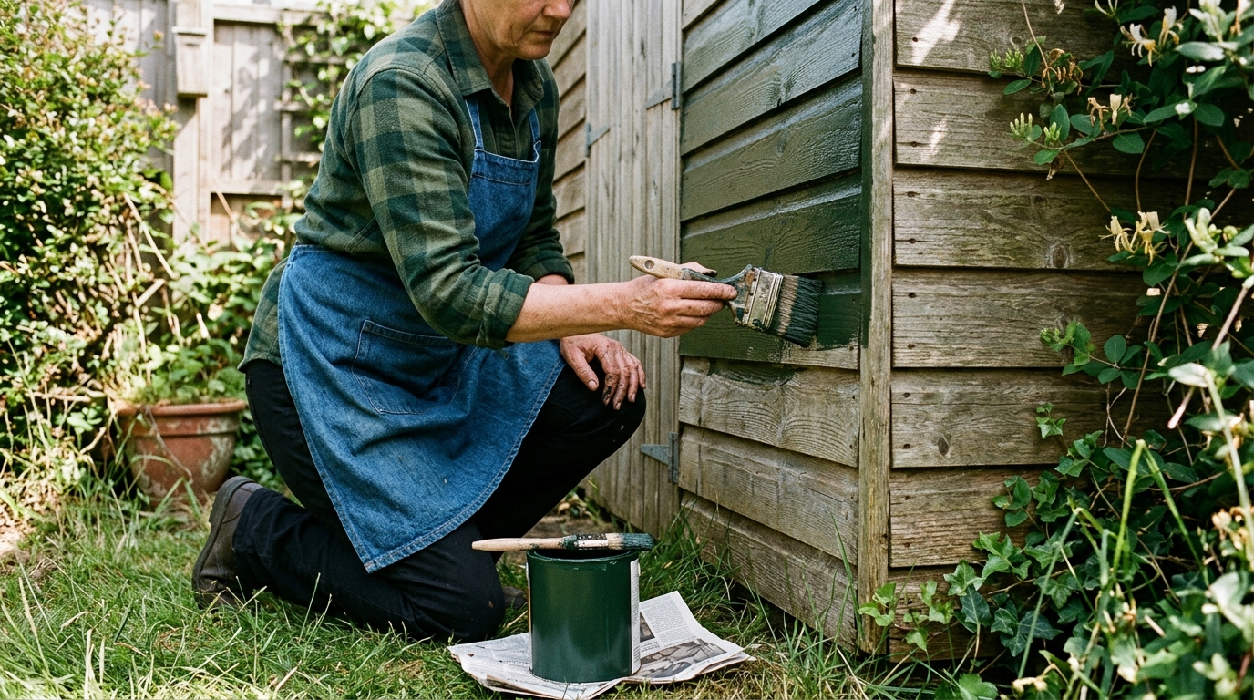 Paint a Garden Shed With Cuprinol Ducksback in 6 Steps for 5-Year Protection