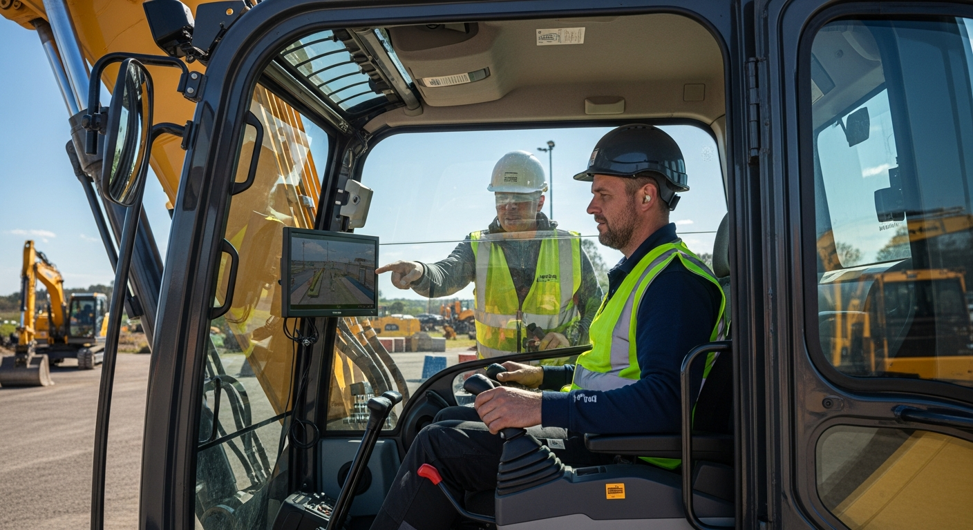 Обучение и сертификация для работы с экскаватором