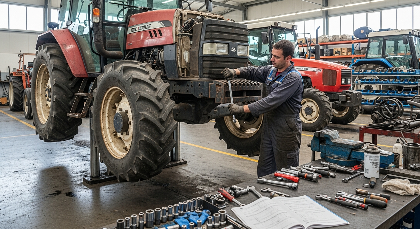 Hodnota a údržba zemědělských traktorů po celém světě.