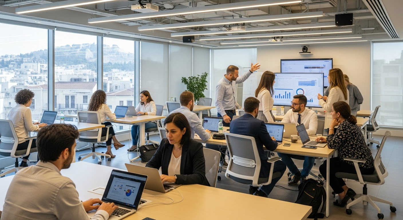 Αττική: Εργασιακές ροές από και προς τον κόσμο.