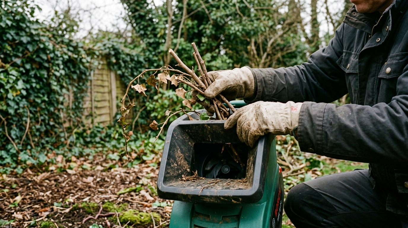 Bosch AXT 25 TC: Why Wet Ivy Clogs the Feed and How Dry Batching Fixes It