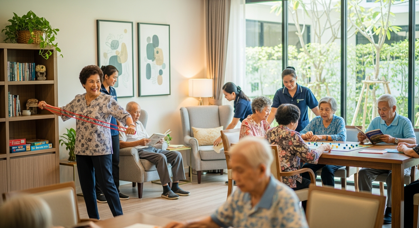 การสนับสนุนความเป็นอยู่ที่ดีของผู้สูงวัย