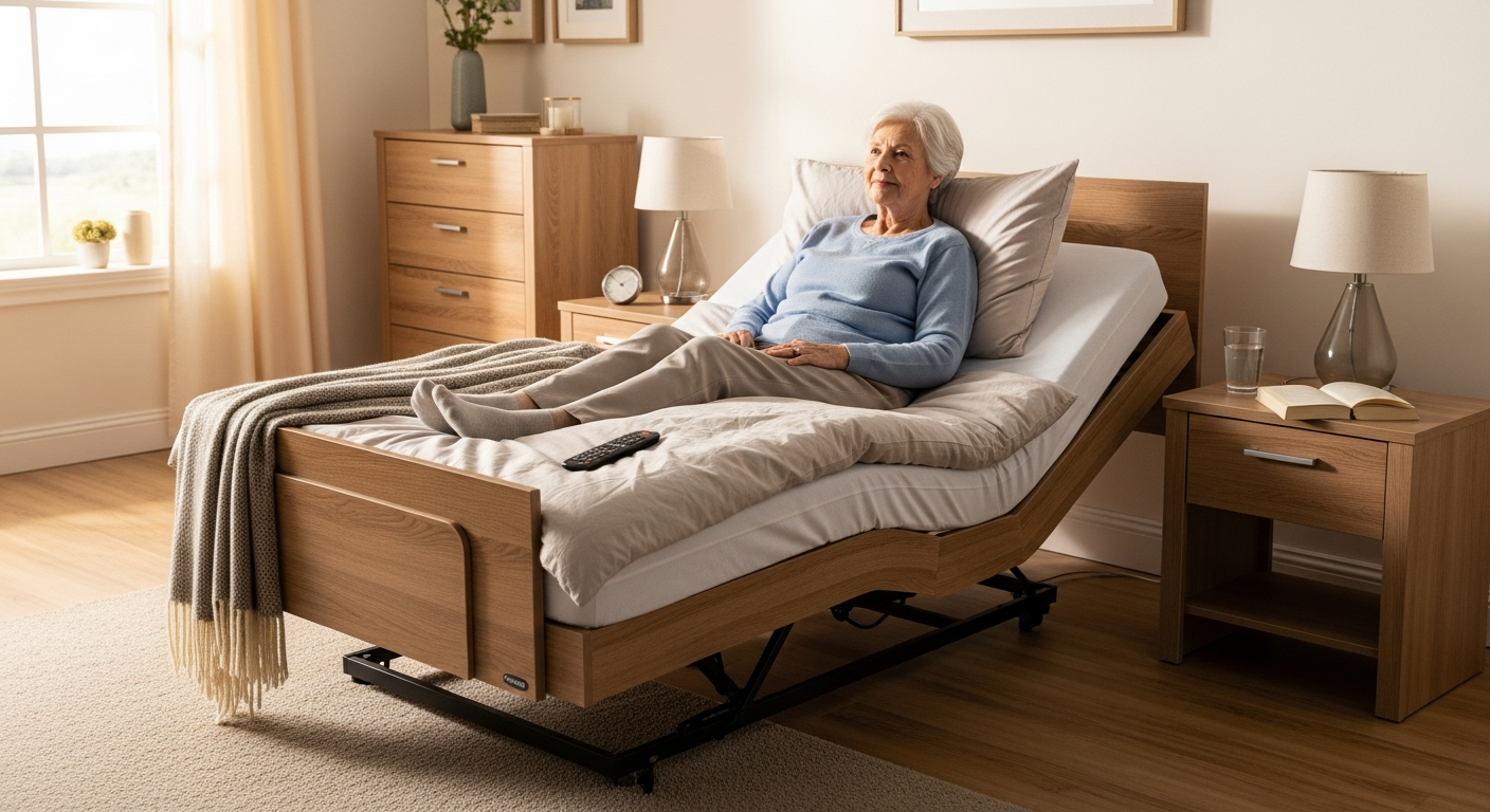 ทางเลือกเตียงไฟฟ้าที่ส่งเสริมความเป็นอิสระของผู้สูงอายุ