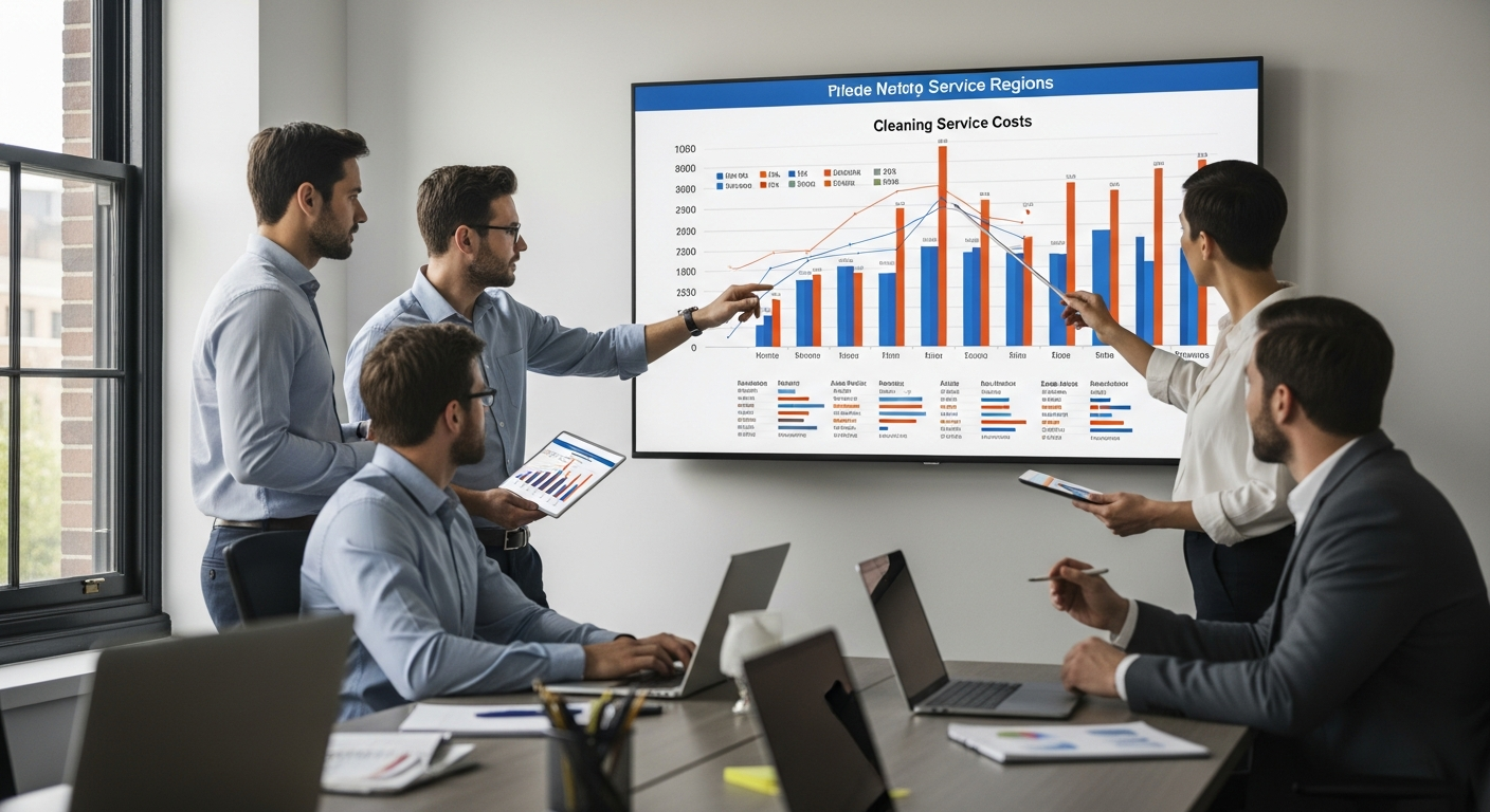 แนวโน้มค่าใช้จ่ายบริการทำความสะอาดในแต่ละภูมิภาค