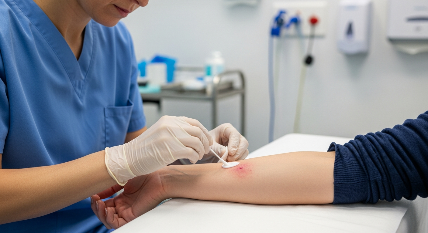 Soigner une infection bactérienne de la peau