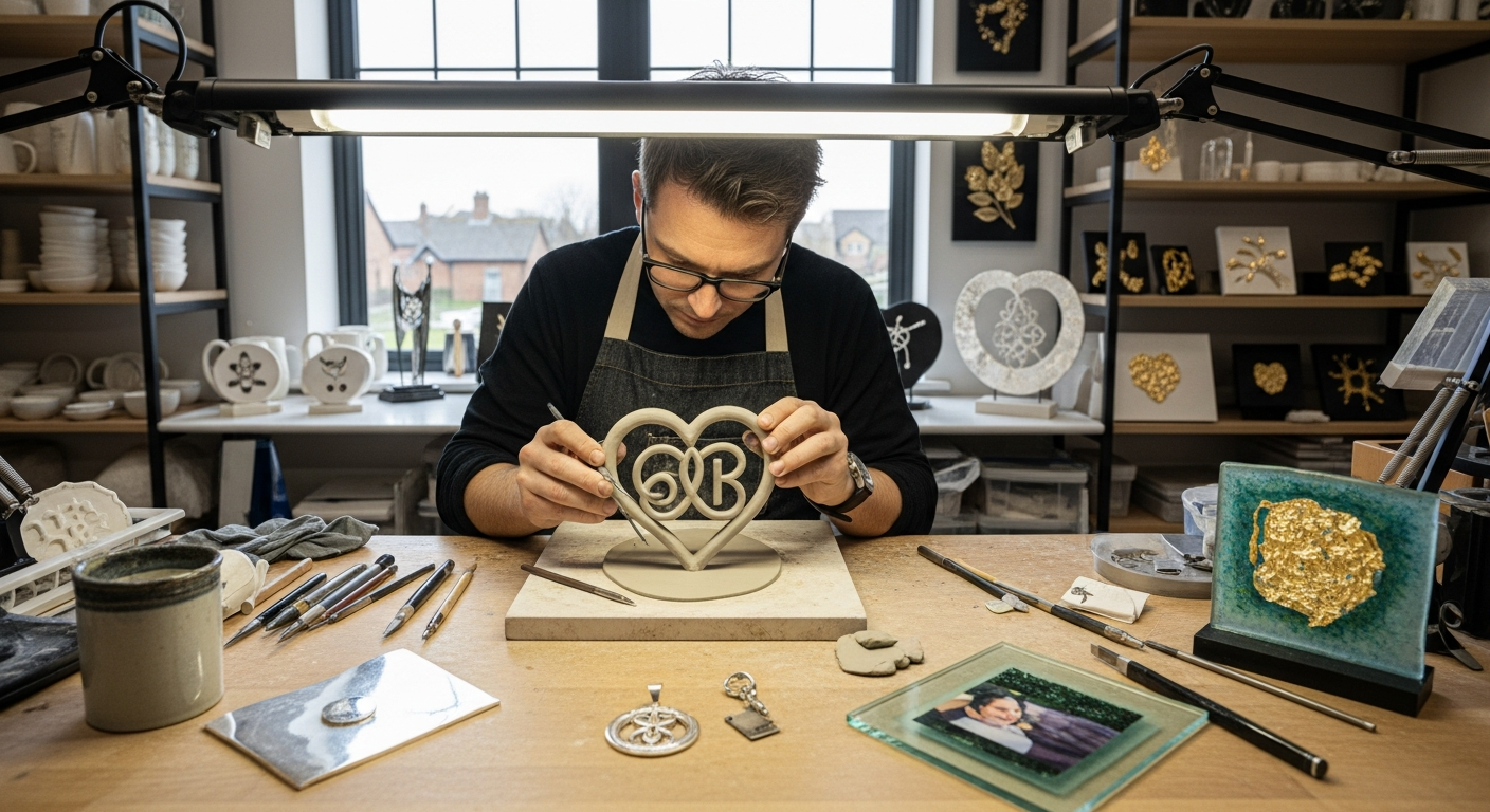 De opkomst van gepersonaliseerde herdenkingskunst