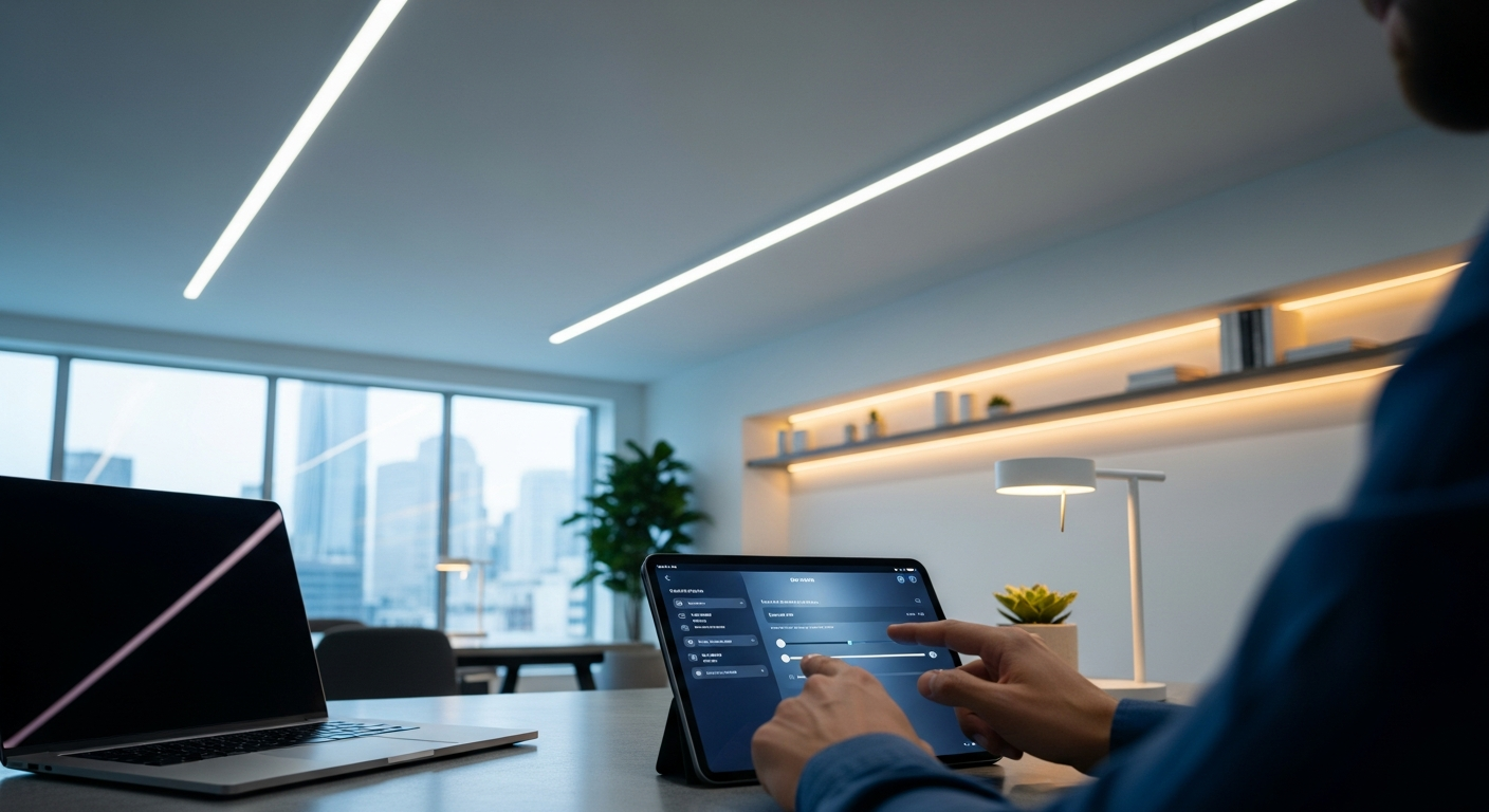 حلول إضاءة ذكية لمنازل ومكاتب عصرية