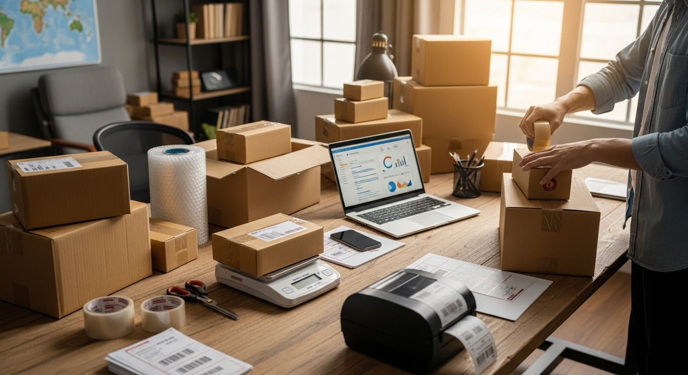 Home-Based Packing Overview in Wortegem, Belgium