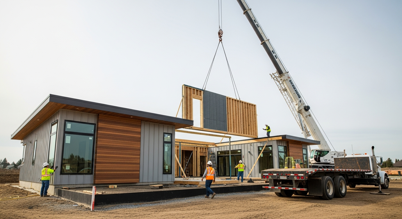 เทรนด์บ้านสำเร็จรูปสำหรับการอยู่อาศัยสมัยใหม่