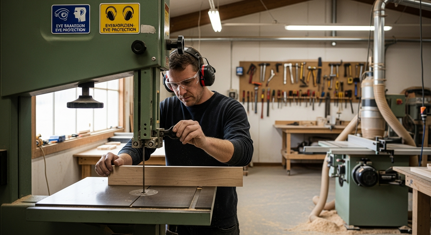 Securitatea în atelierul de prelucrare a lemnului