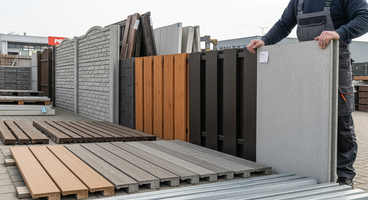 การเปรียบเทียบวัสดุแผงรั้วสำเร็จรูปในตลาดปัจจุบัน