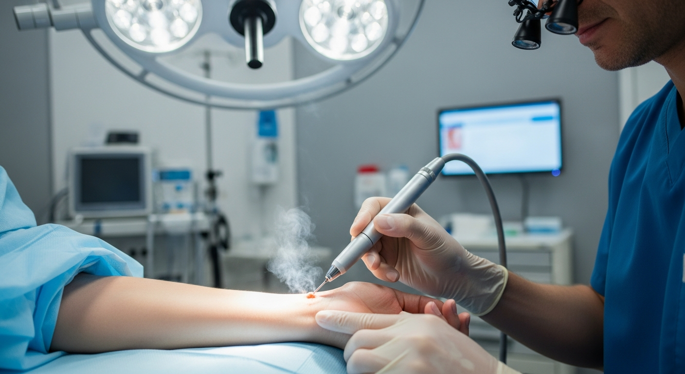 Methoden zur Beseitigung kleiner Hautwucherungen