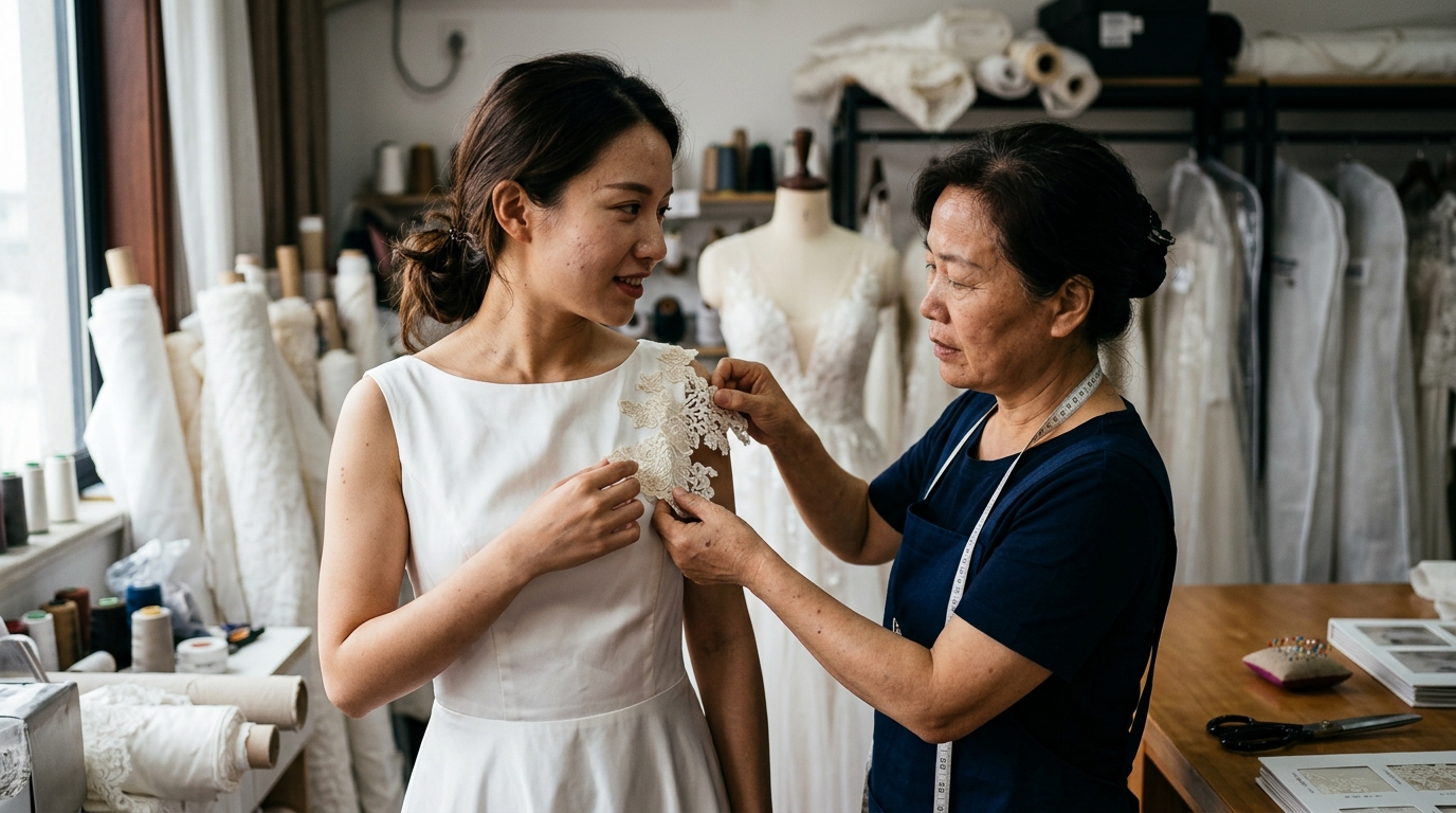 婚礼筹备中的礼服定制与选购