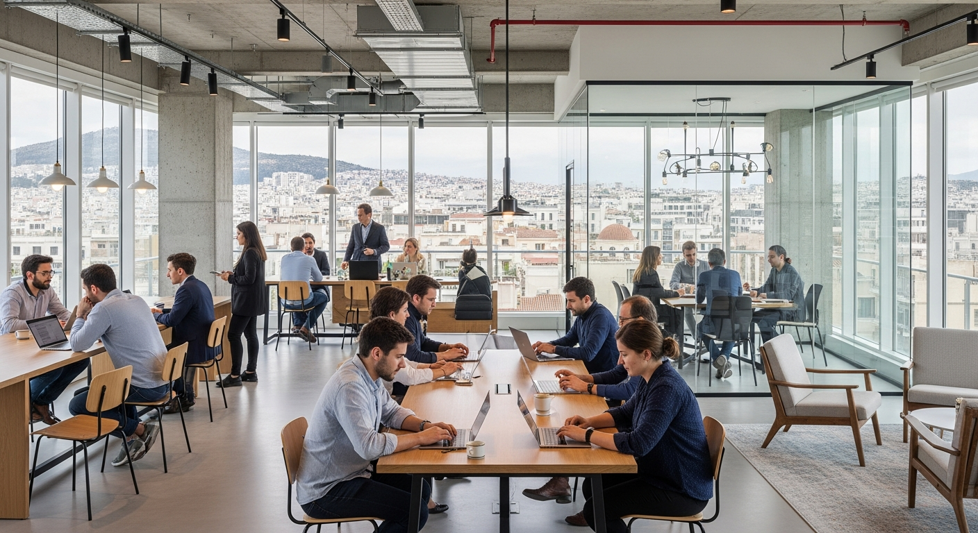 Εργασία στην Αττική: Παγκόσμια προοπτική για επαγγελματίες.