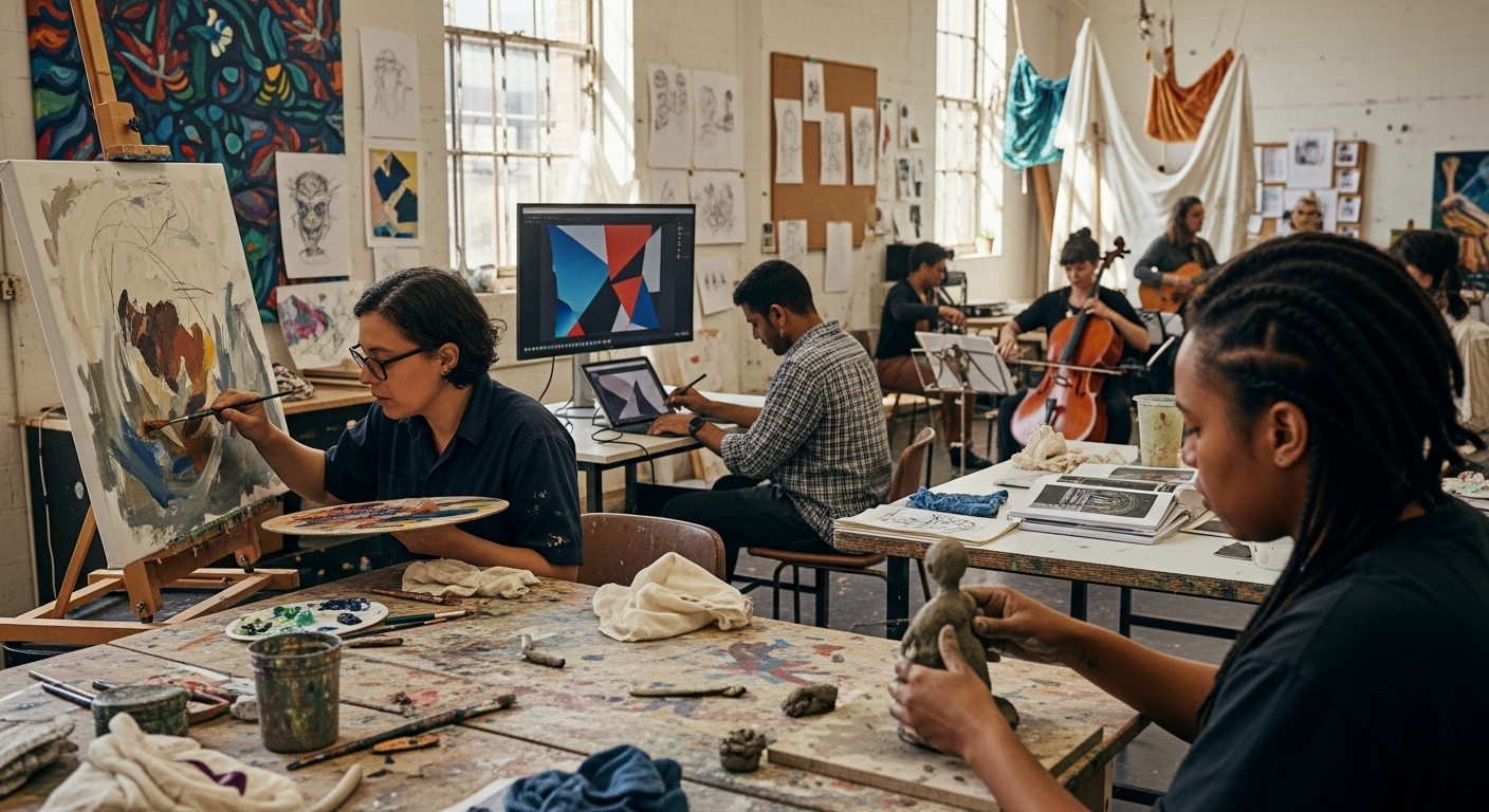 Engaging With Diverse Artistic Mediums