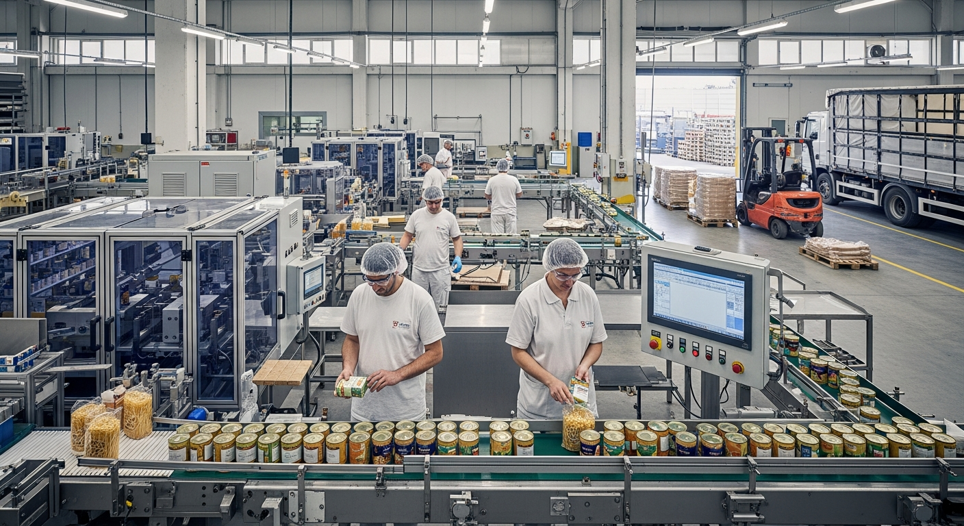 Arbeiten in der Lebensmittelverpackung - in Wals