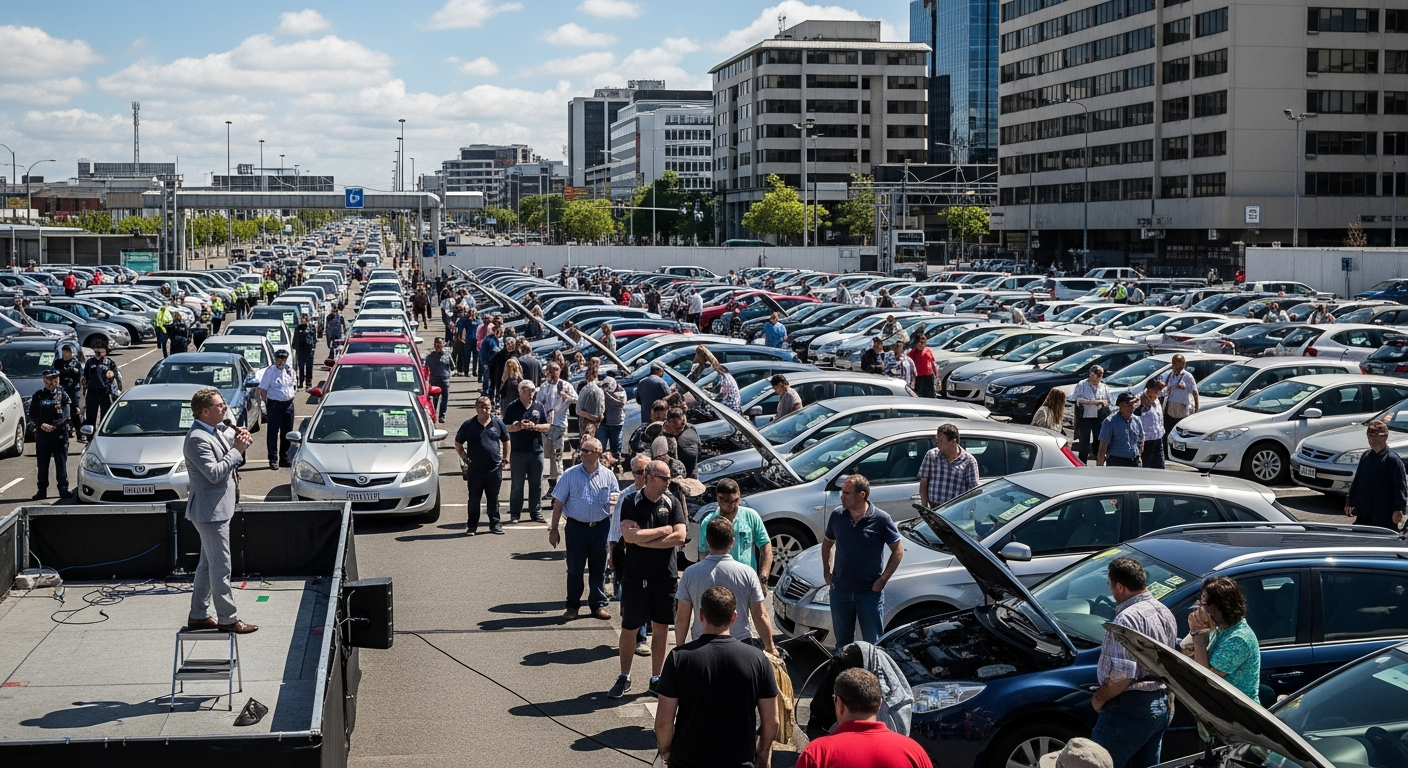 Cum funcționează vânzările de mașini din parcurile auto