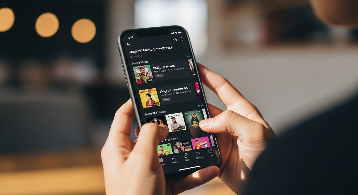 ऑनलाइन सुनें भोजपुरी मूवी साउंडट्रैक और गाने