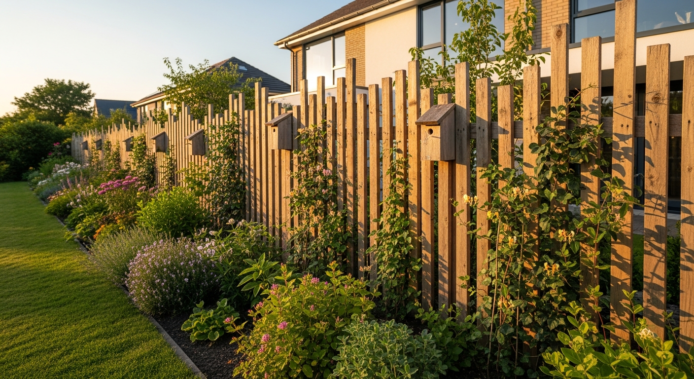 Ubunifu wa uzio wa bustani