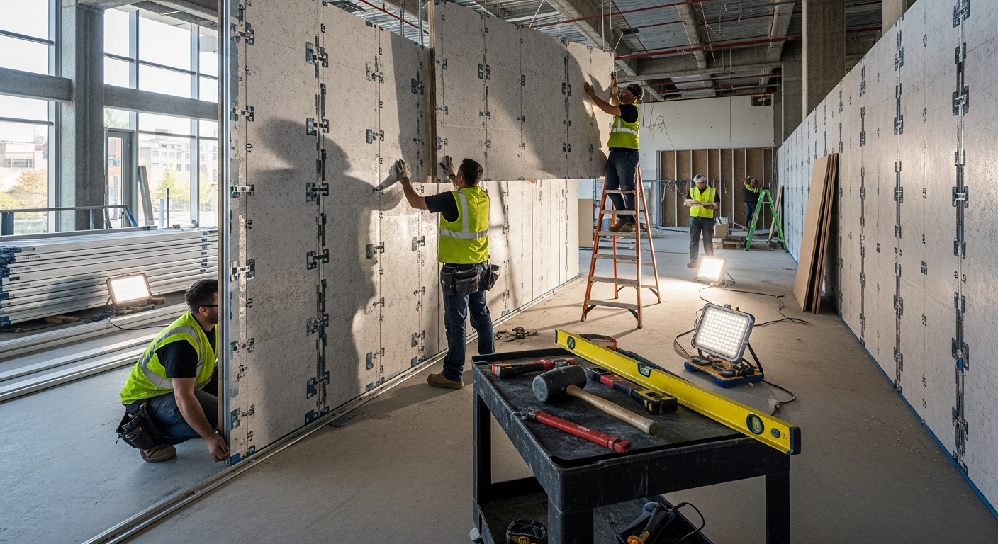 Hızlı Kurulum Sağlayan Modüler Duvar Sistemleri