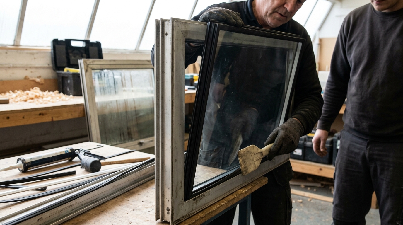 7 Steps to Replace a Failed Sealed Unit in an Aluminium Frame with Pilkington K Glass