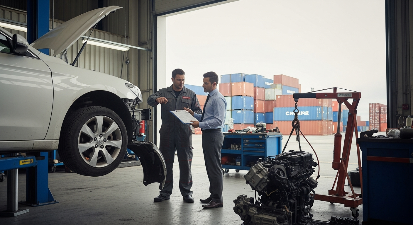 Wirtschaftlichkeit von Exportfahrzeugen mit Mängeln