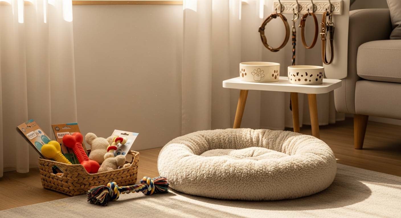 Preparativos para la llegada de un amigo de cuatro patas