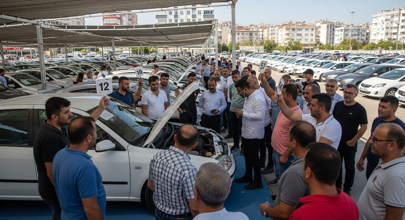 Mersin Bölgesinde İhale ile Satılan İkinci El Araçlar
