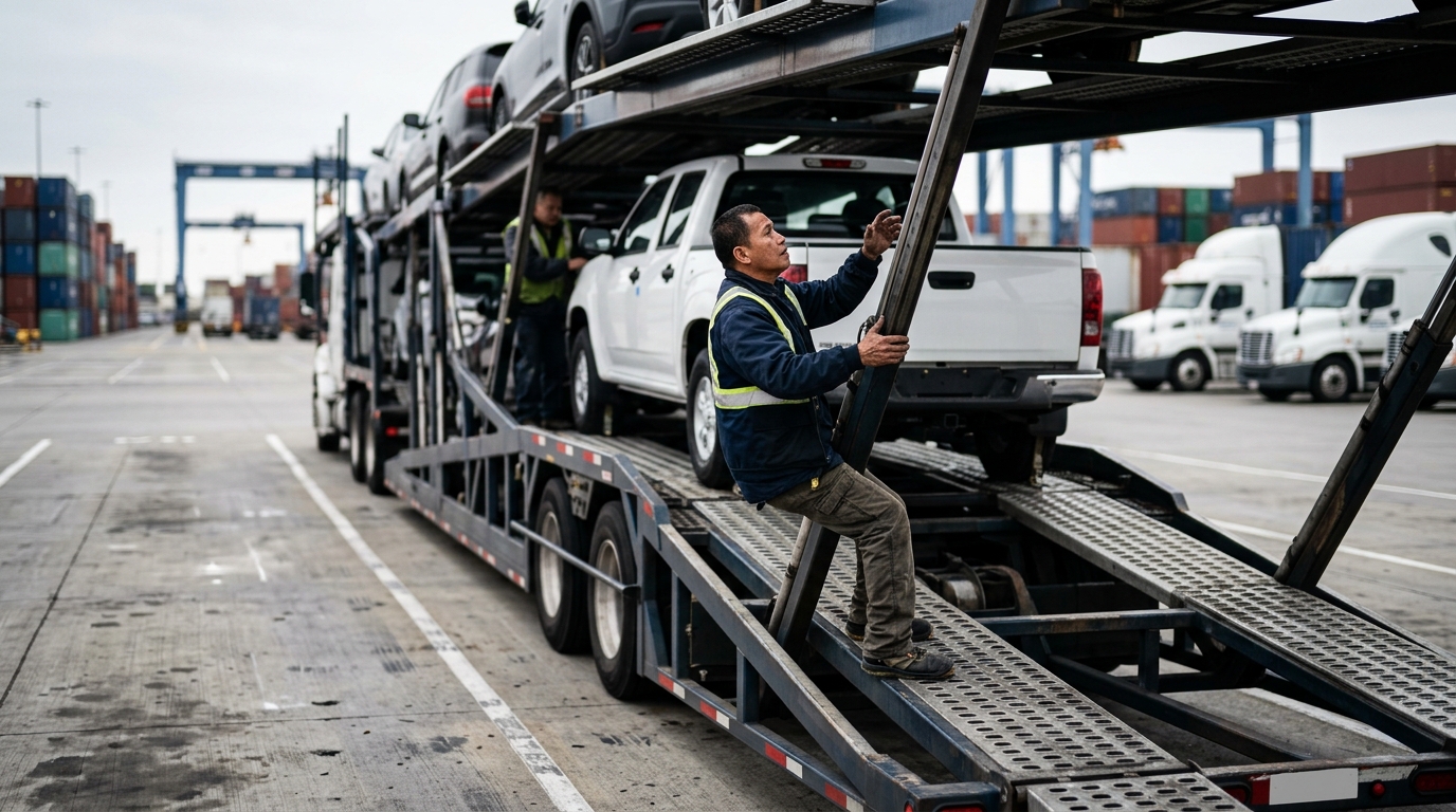 Gabay sa Pagtatrabaho Bilang Driver ng Car Carrier