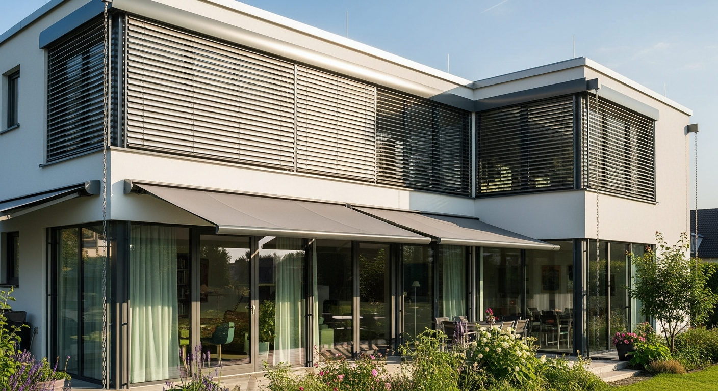 Funkcionalūs fasado elementai komfortui užtikrinti