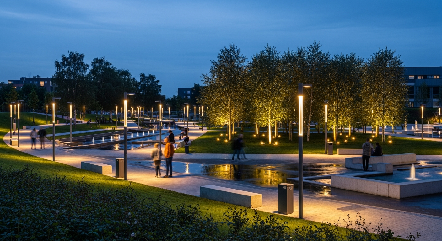 Effiziente Beleuchtung für öffentliche Räume