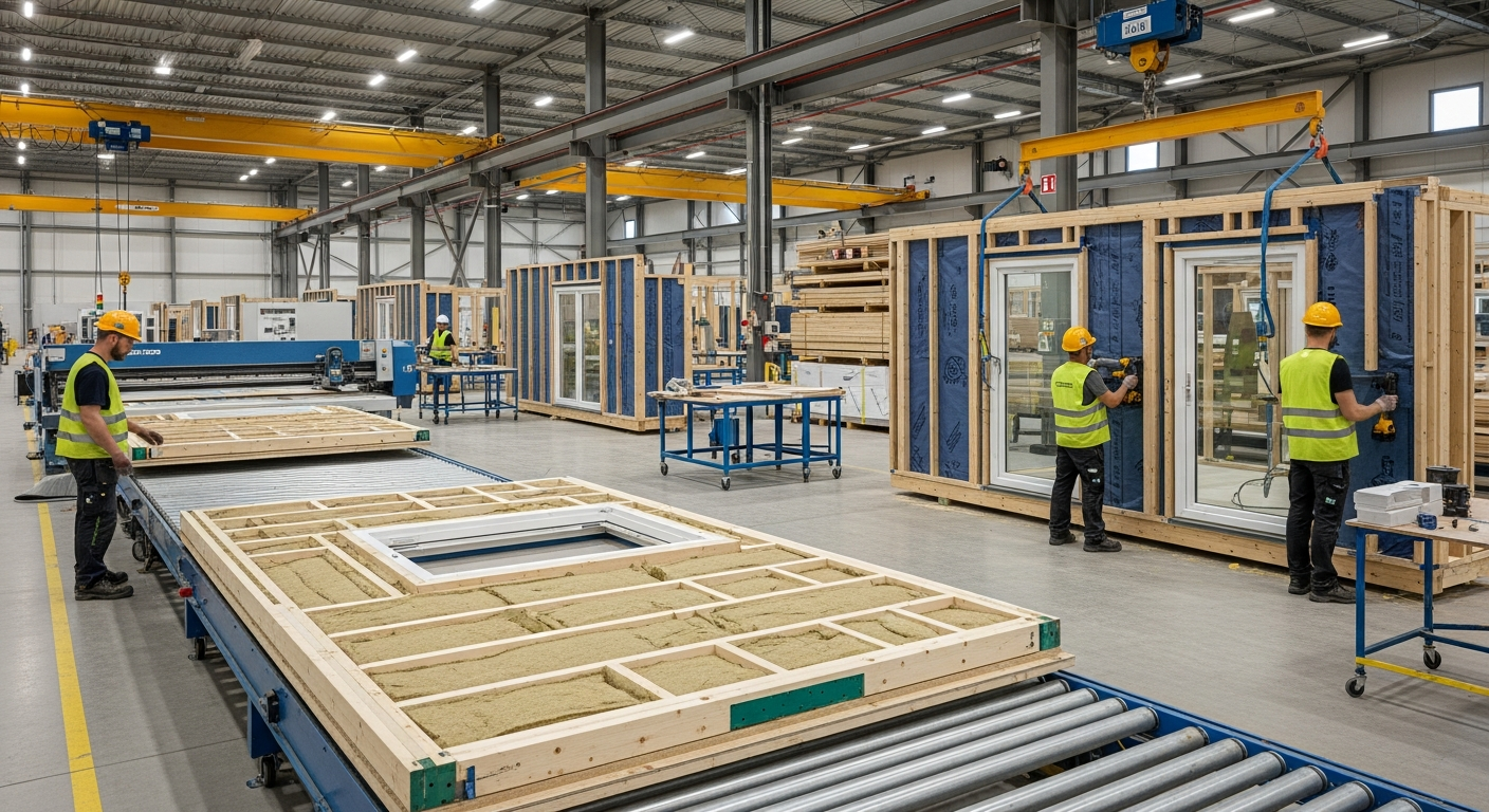 Økonomiske fordele ved fabriksbyggede huse