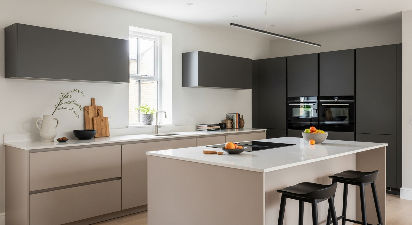 Χρωματικές τάσεις για μοντέρνες κουζίνες διεθνώς.