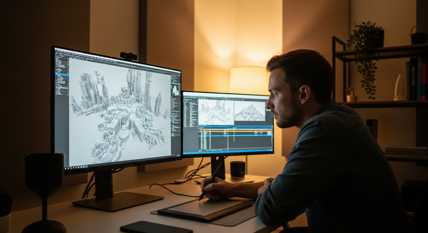 Creatieve technieken voor virtuele omgevingen