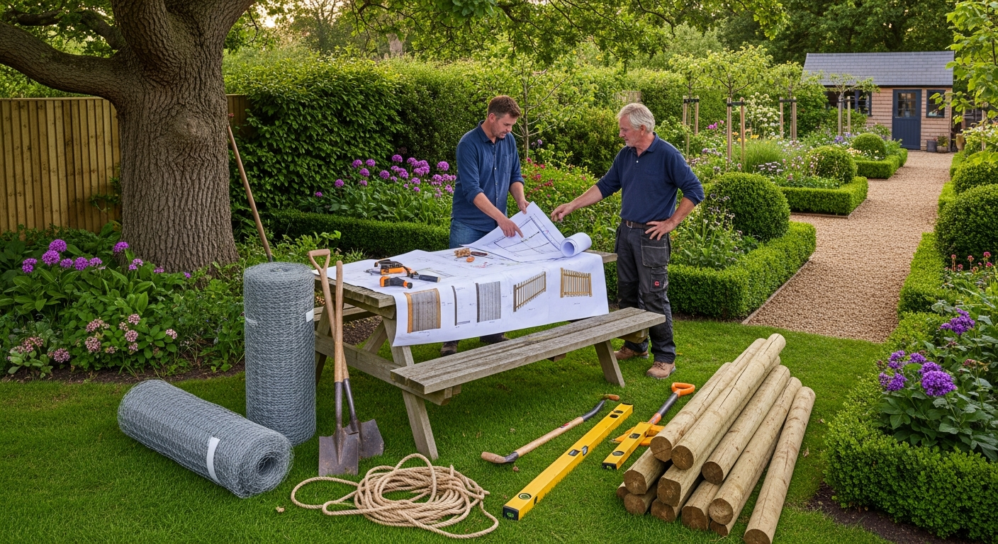 Обустройство границ сада: идеи и советы