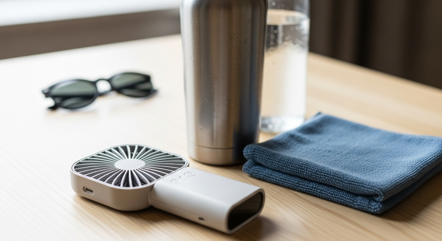Accessori pratici per combattere l'afa estiva