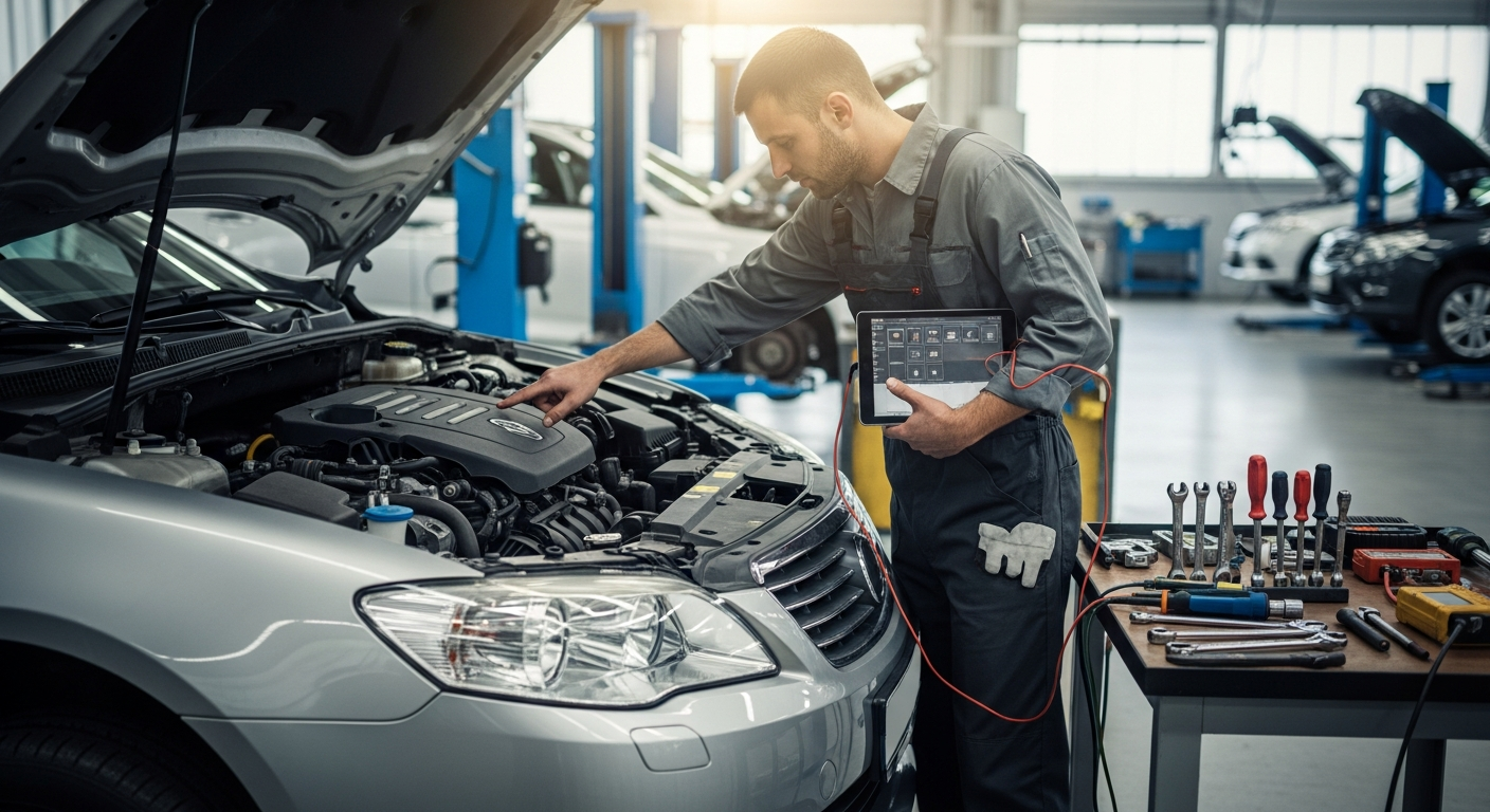 Maintenance préventive et examen de voiture