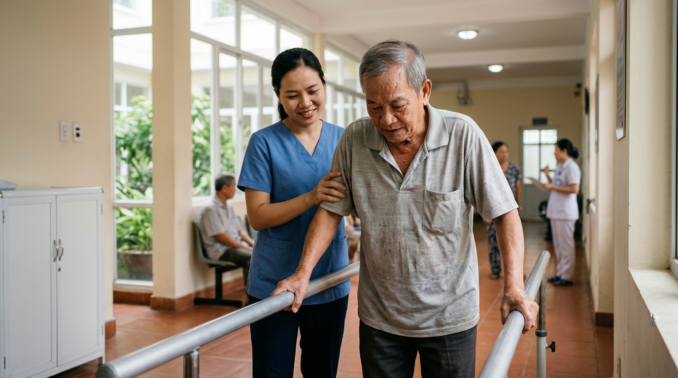 Phuong phap ho tro van dong cho nguoi can phuc hoi
